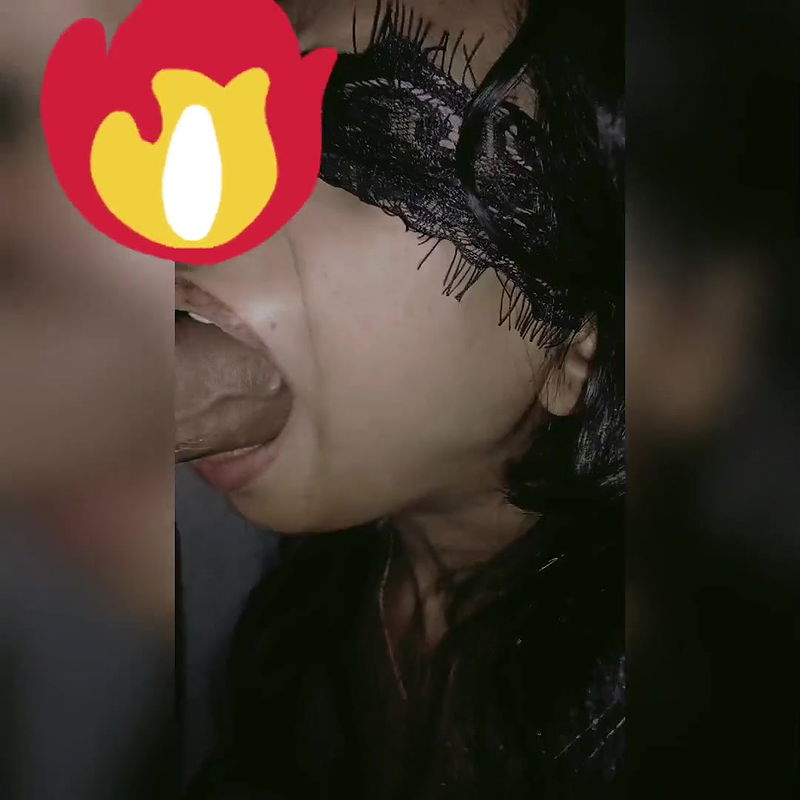 latika sucking cock hard