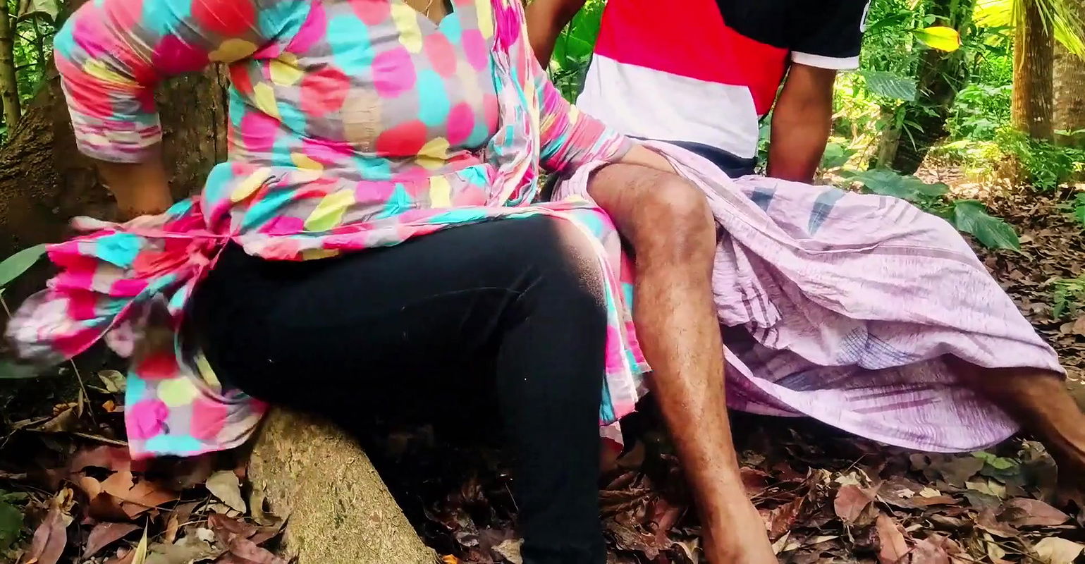 Fuckd and sexy talk in the jungle with the neighbor