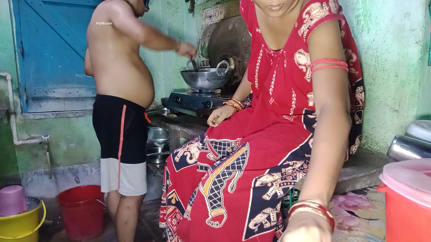 indian bengali stepsis fucked at kitchen at cooking time