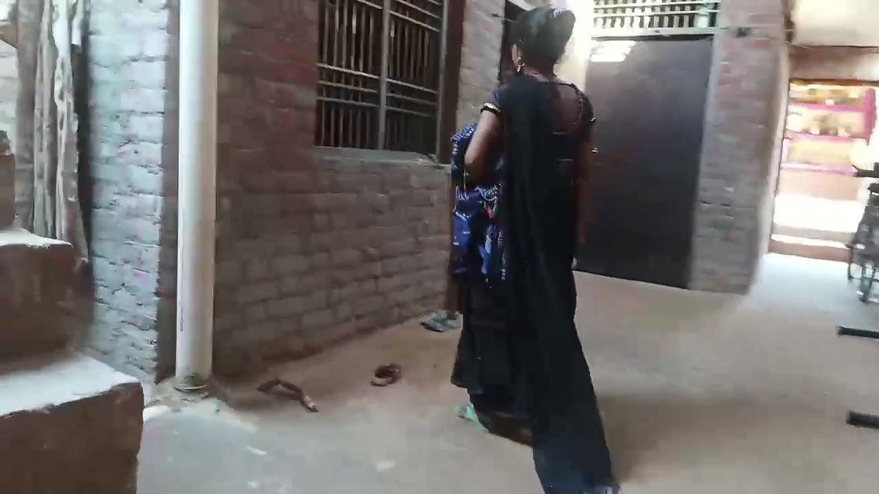 Sexy Village Wife Standing Fucking with Hubby in Washroom