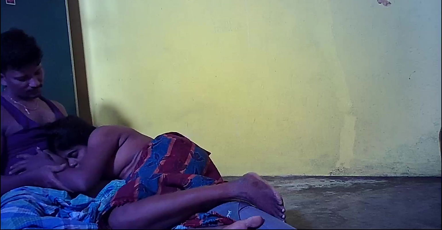 Indian village house hot wife big boobs pressing