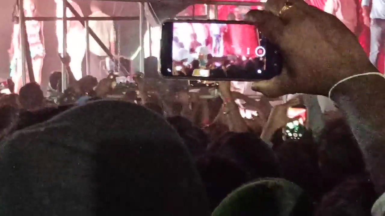 Nude dance perfomace