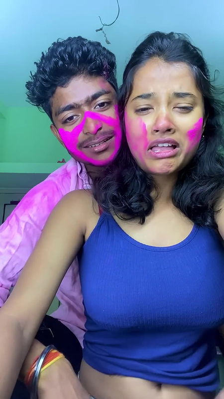 Cute busty Rumki big boobs grabbed, pressed & felt, boob shaking, side boobs