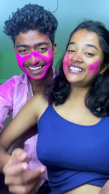 Cute busty Rumki big boobs grabbed, pressed & felt, boob shaking, side boobs