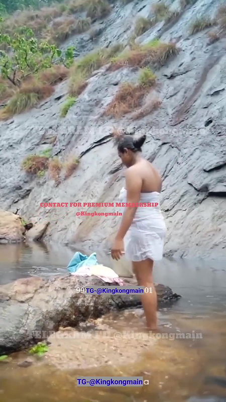 New Mallu Usha Prabha Nude Debut Outdoor Bath Showing B00bs Pussy