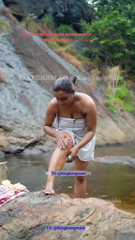 New Mallu Usha Prabha Nude Debut Outdoor Bath Showing B00bs Pussy