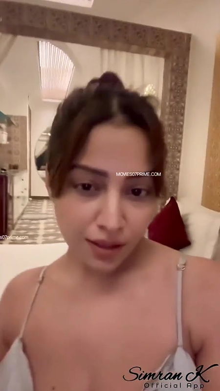 Simran Kaur Covering Boobs with Hands & Flaunting Sexy Body