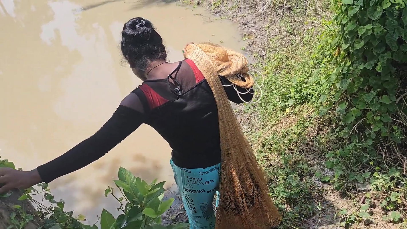 Amazing Mouni Hanshda Net Fishing video