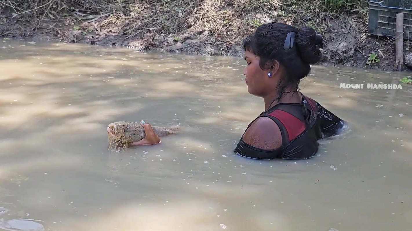 Amazing Mouni Hanshda Net Fishing video