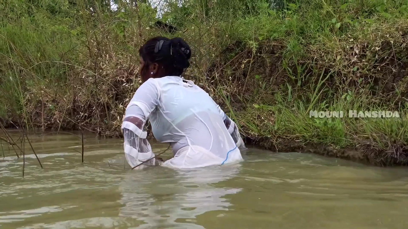 Amazing Mouni Net Fishing Piranha Fish