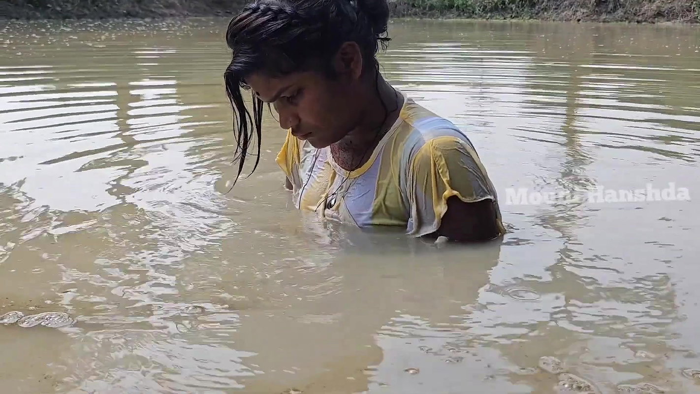 Amazing Net Fishing in Mud Water-da