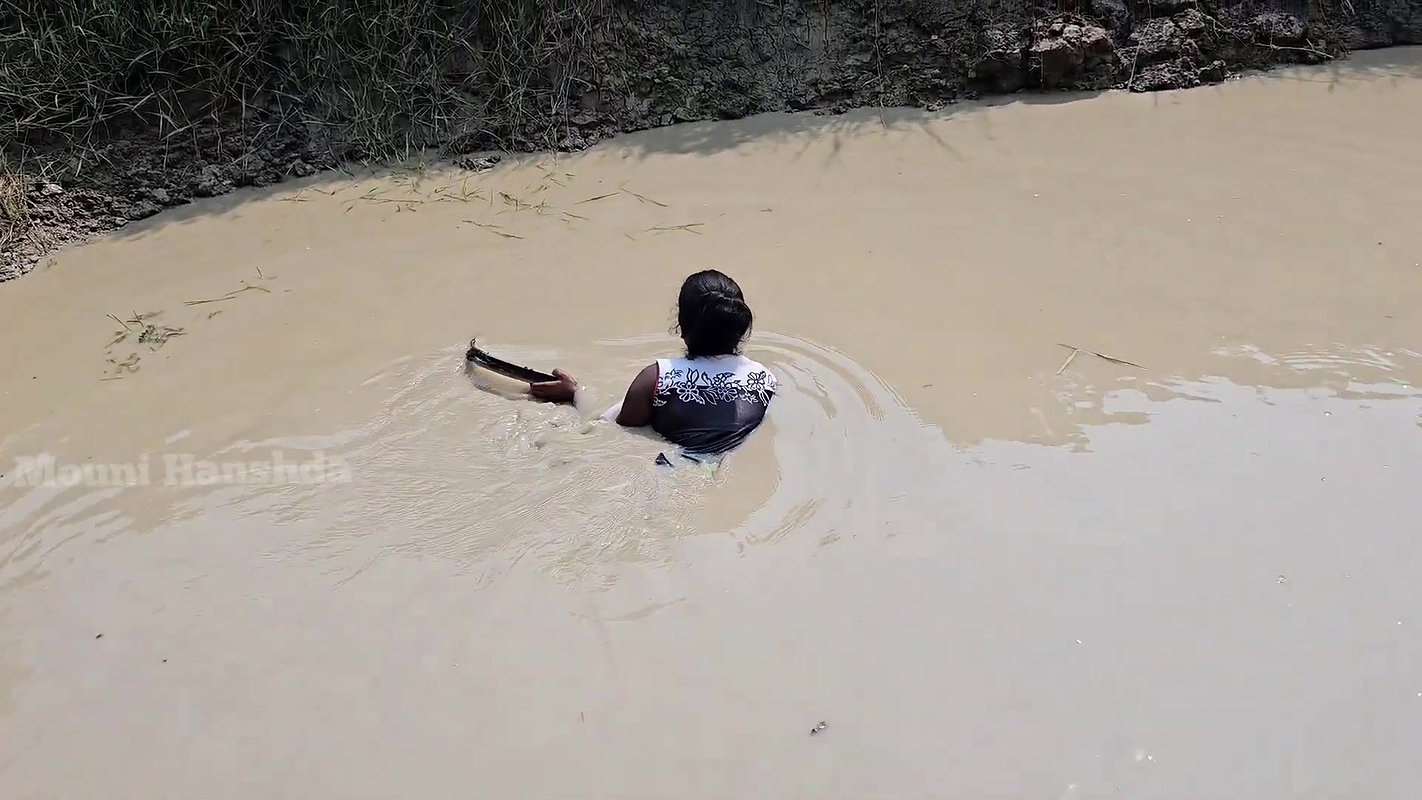 Amazing Village girl new Fishing video
