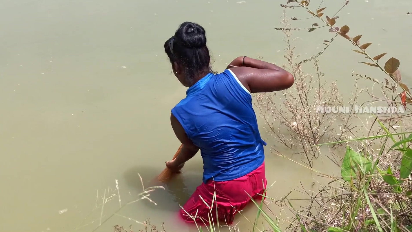 Amazing Village Net fishing video-da