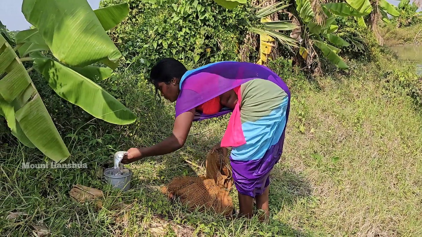 Amazing Village Women Fishing video