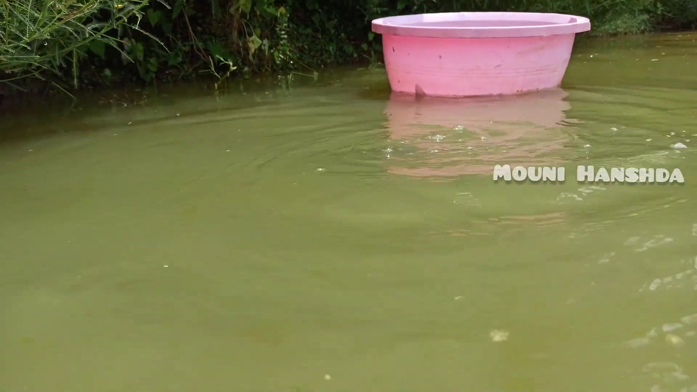 Amazing Village women Hand fishing-d