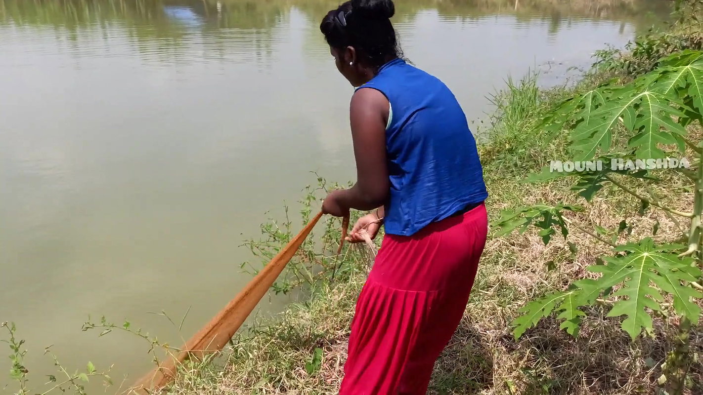 x Amazing Village Women Net Fishing  Video