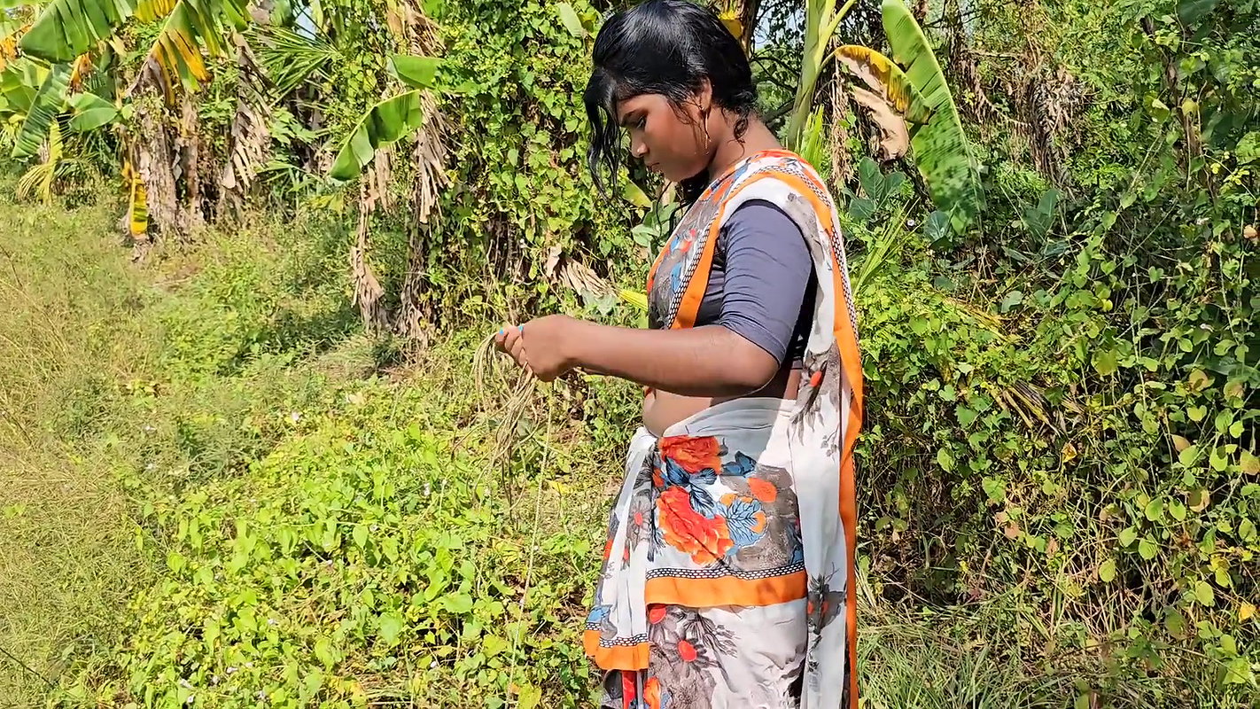 Village wife fishing video