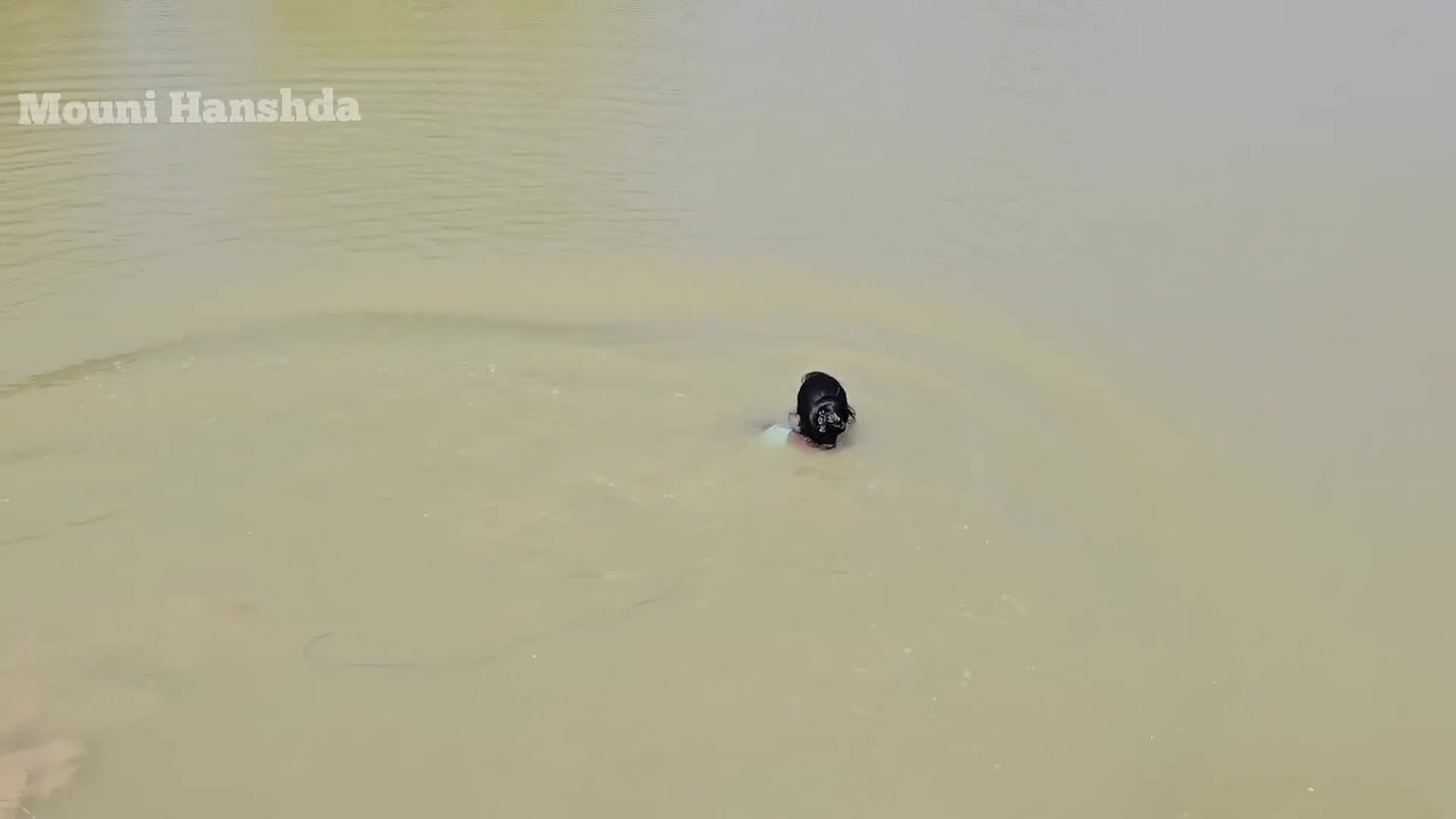 Village wife fishing video 2