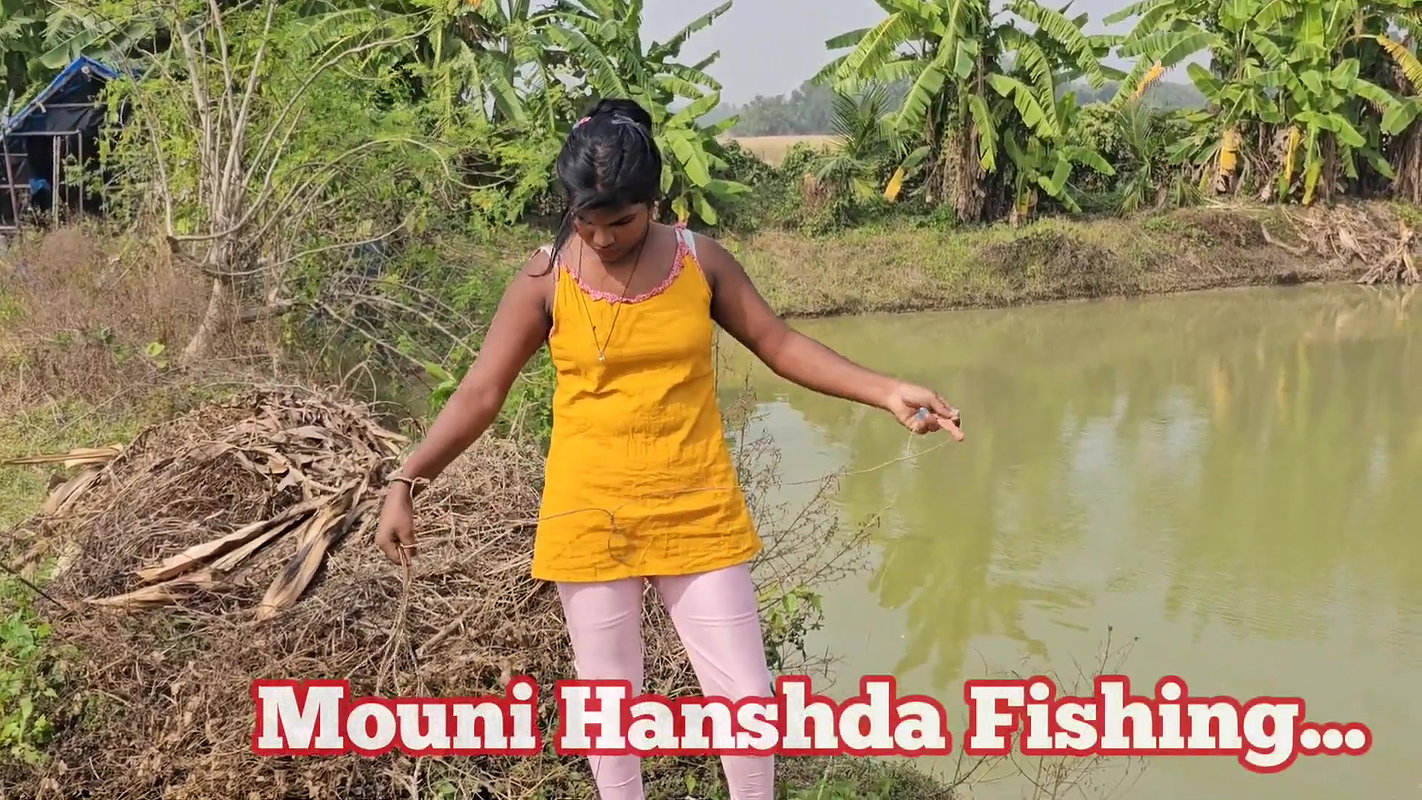Village wife fishing video 5