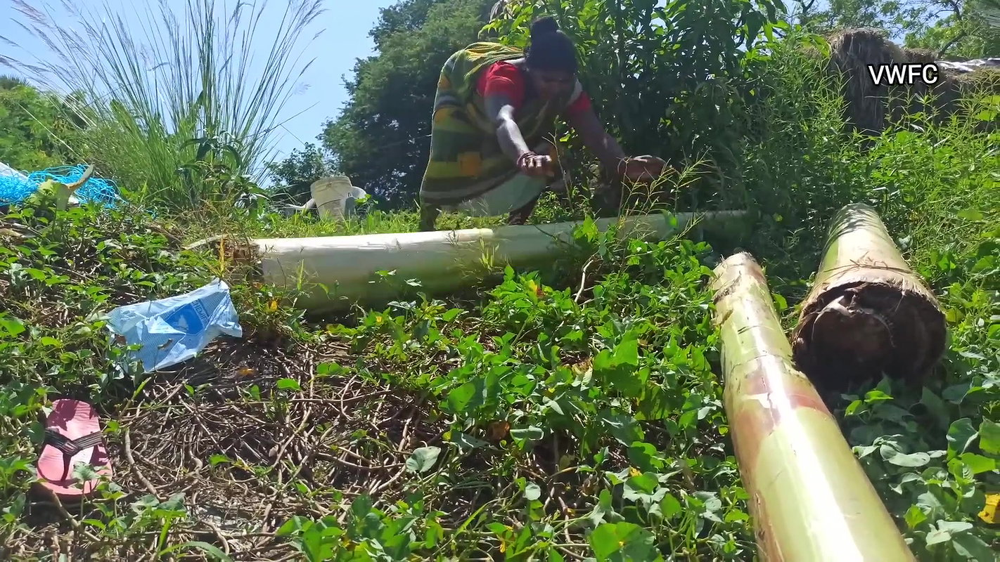Amazing making of Banana plant Boat and fishing on