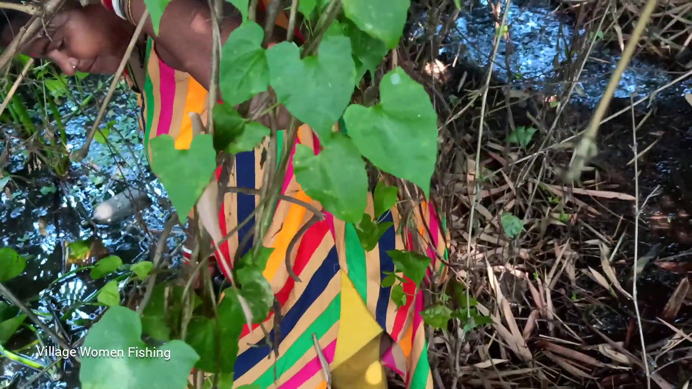 Amazing Matka Fishing by village women   Mouni fis