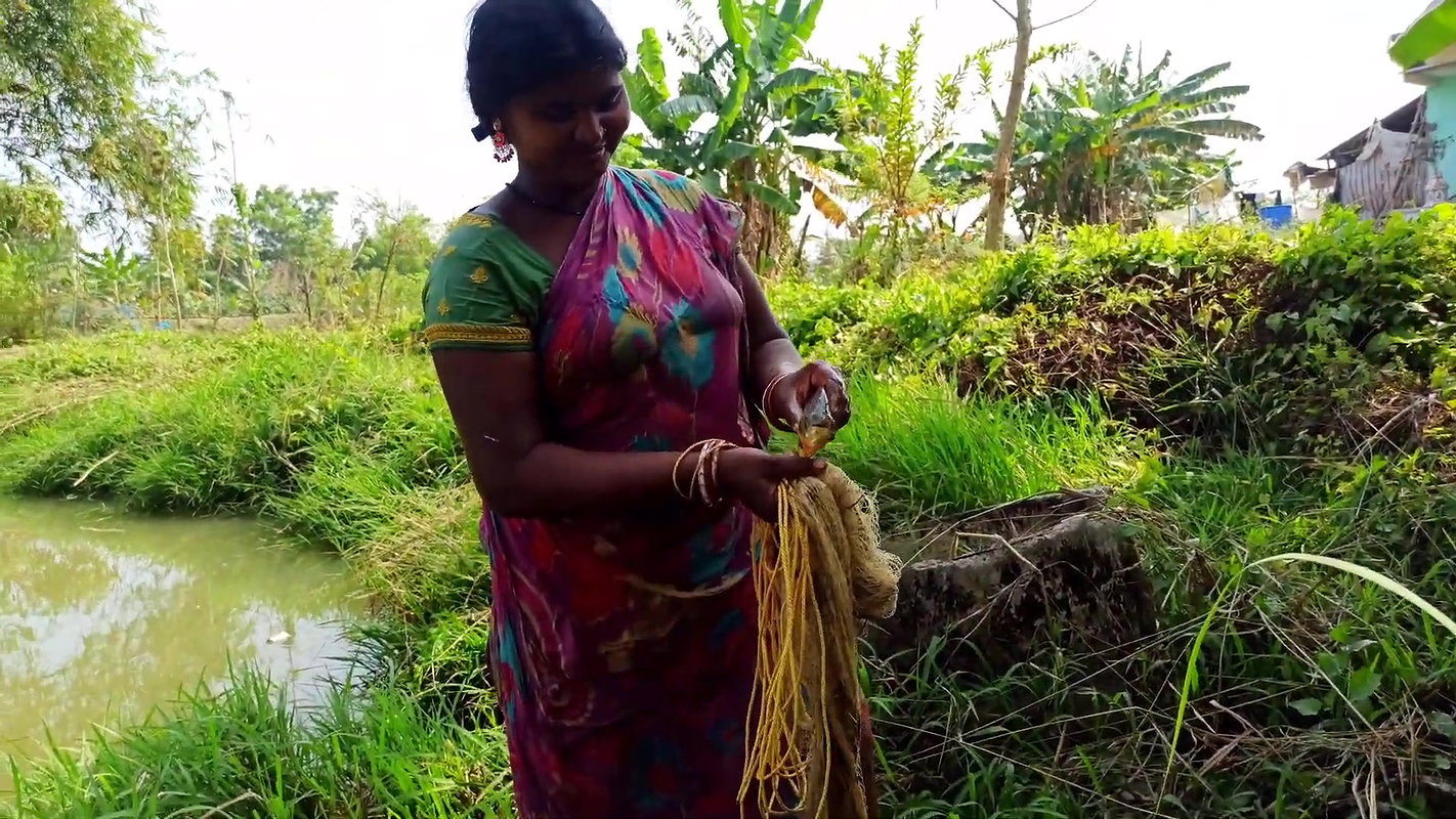 Amazing Net Fishing by Village women  Part -3