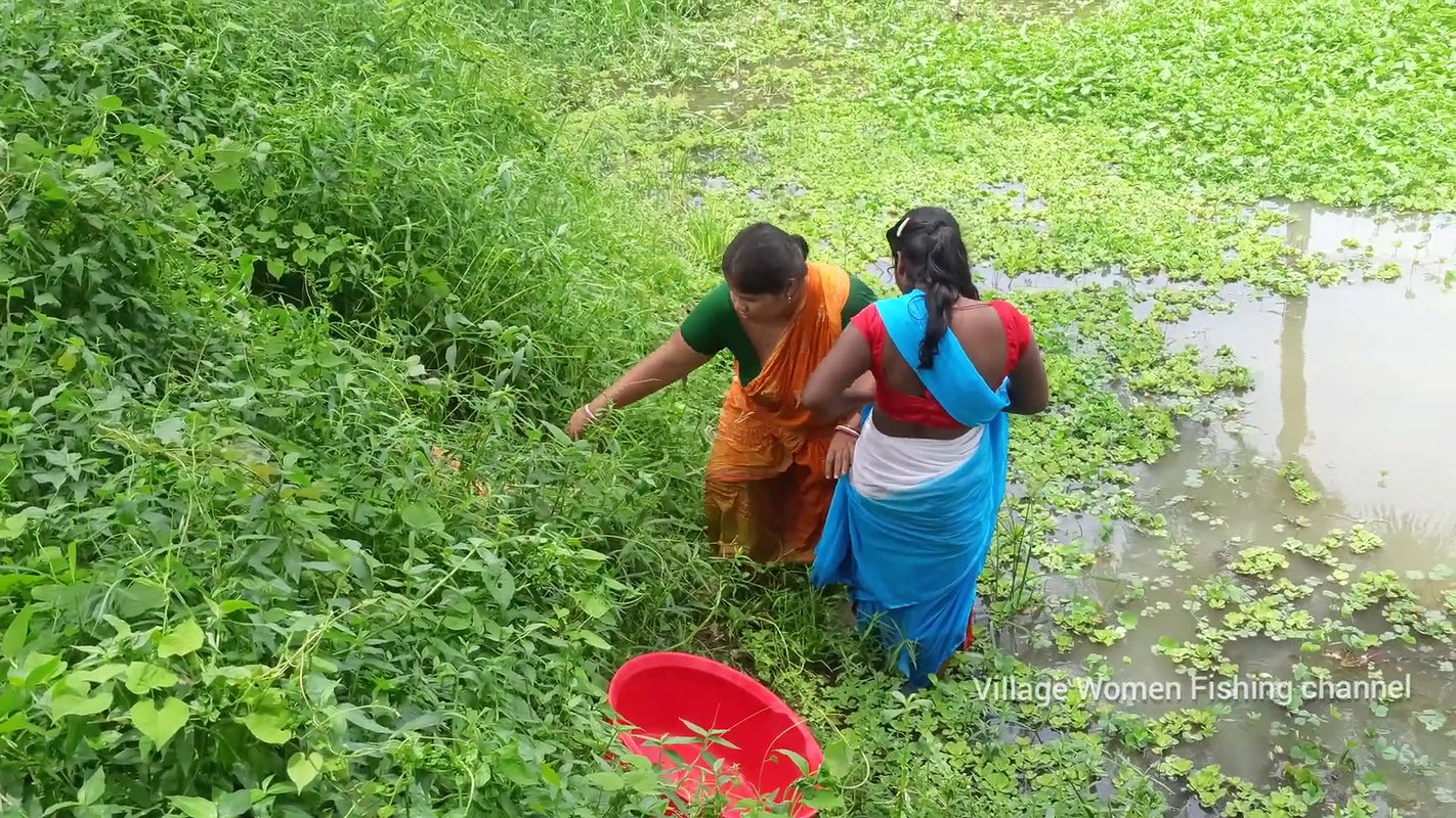 Amazing Village  Women Unique Net Fishing    Villa