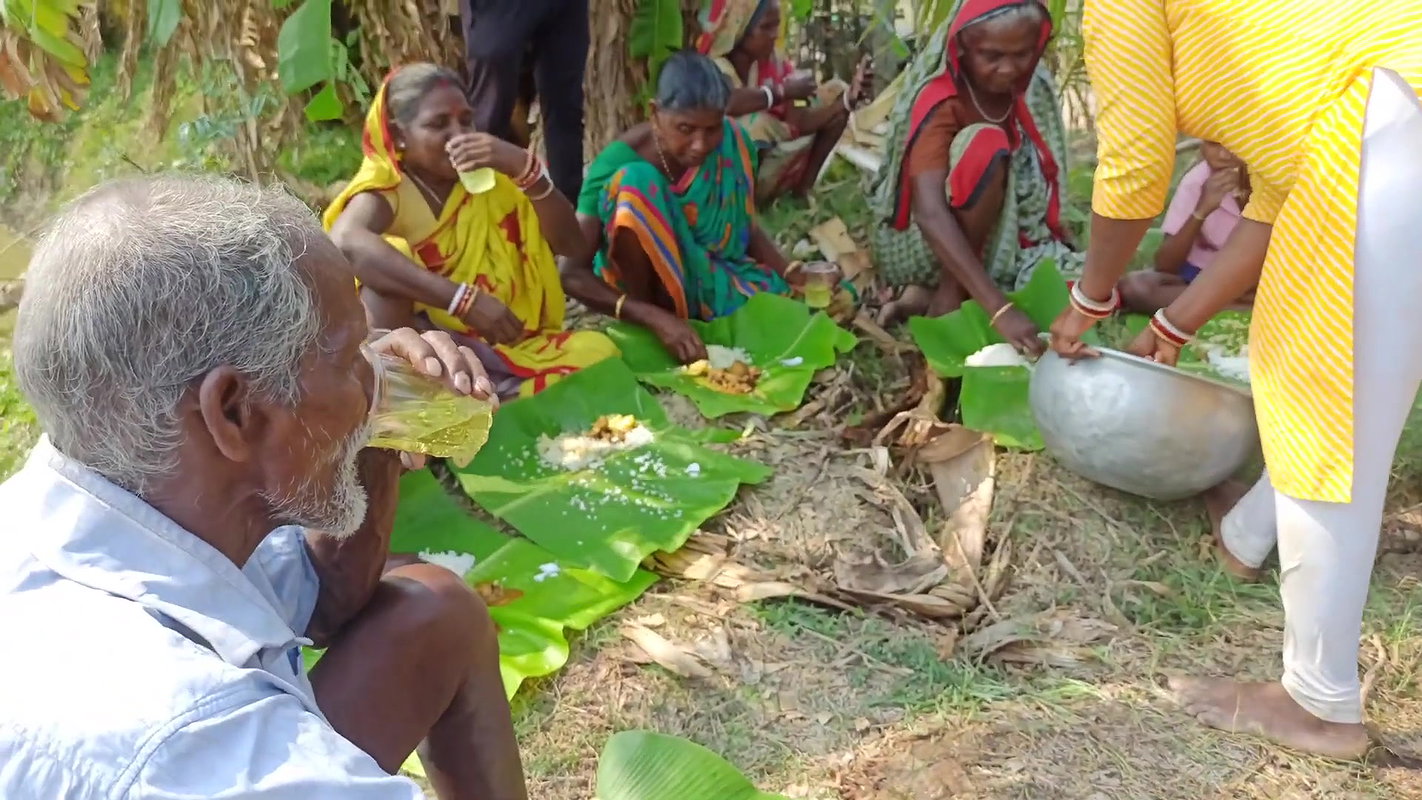 Amazing Village Women Cooking Duck Curry for Villa