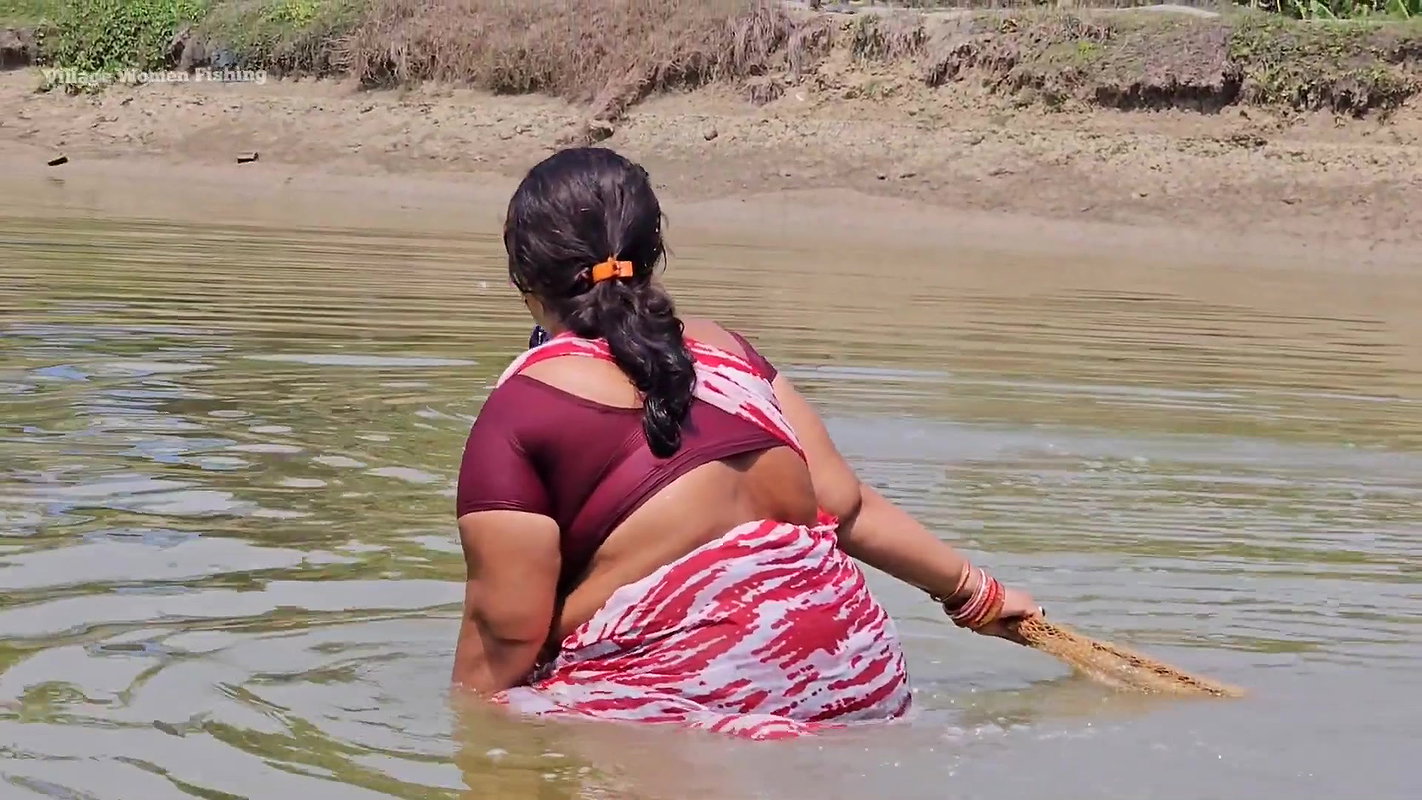 Amazing Village Women incredible  Net Fishing for