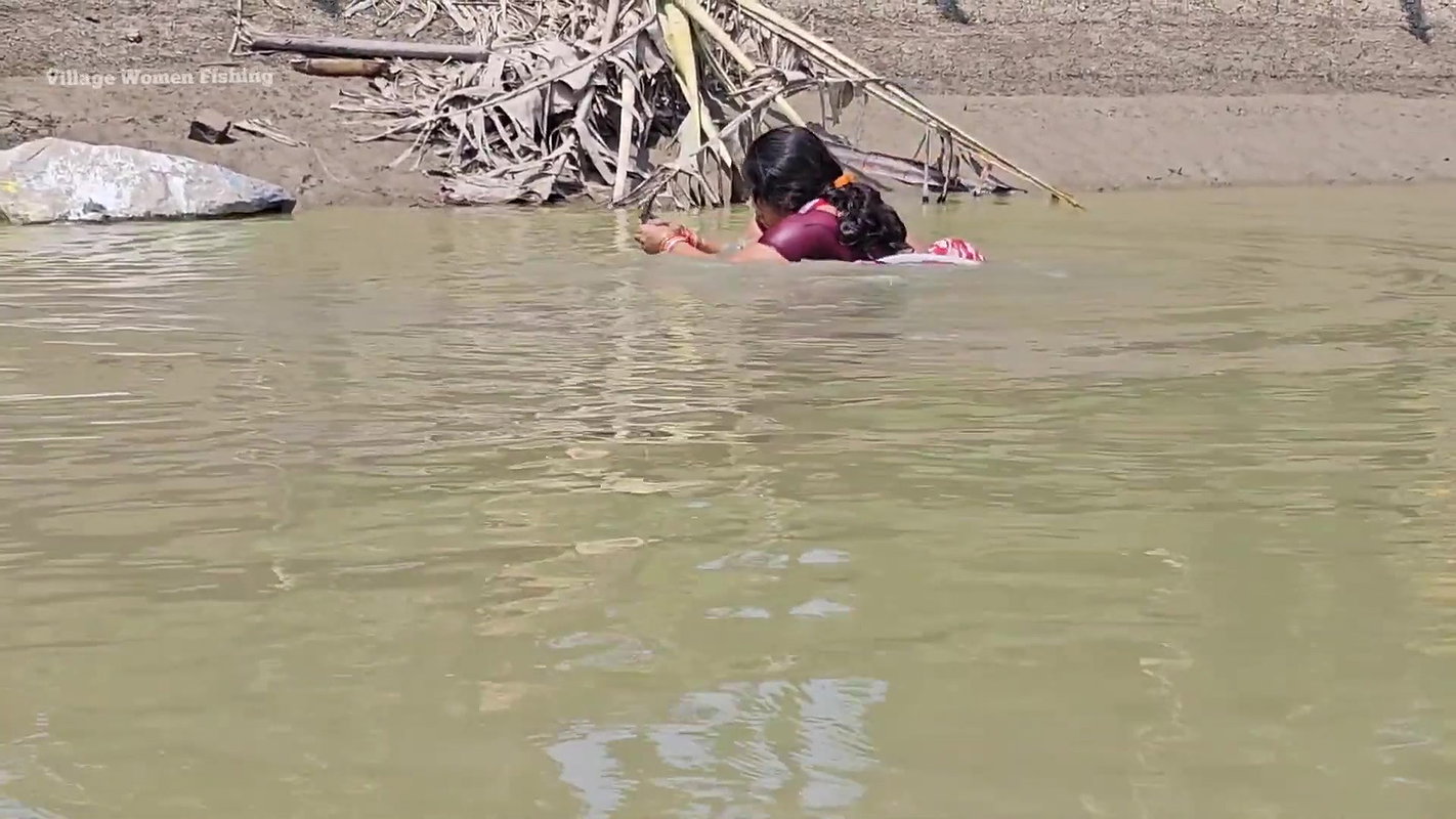 Amazing Village Women incredible  Net Fishing for