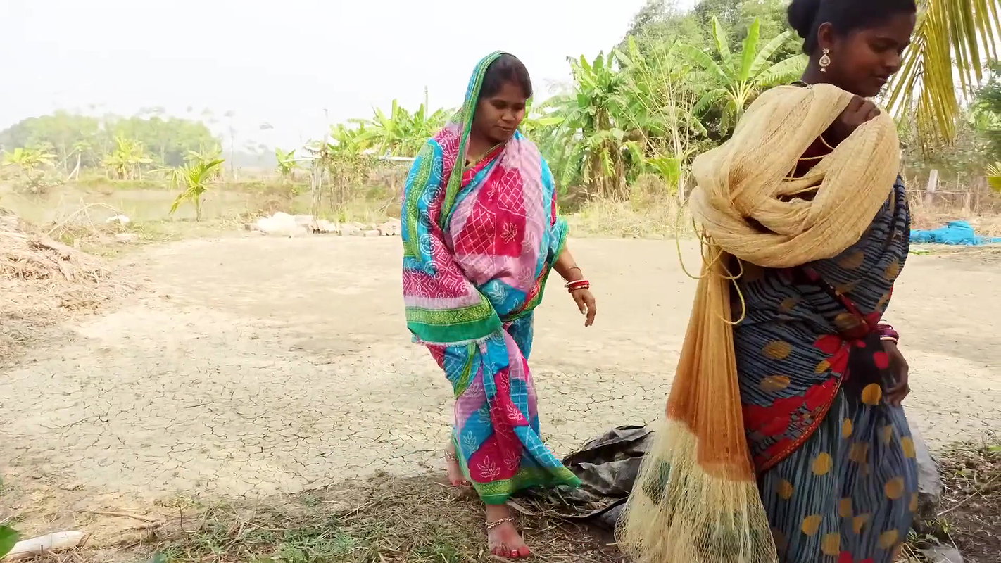 x  Best fishing video by village women   Village wome