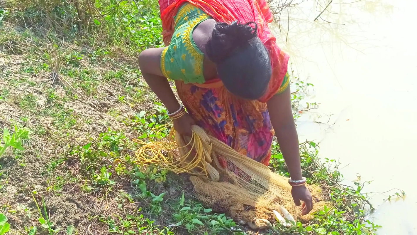 Most Satisfying Cast Net Fishing Video -Traditiona