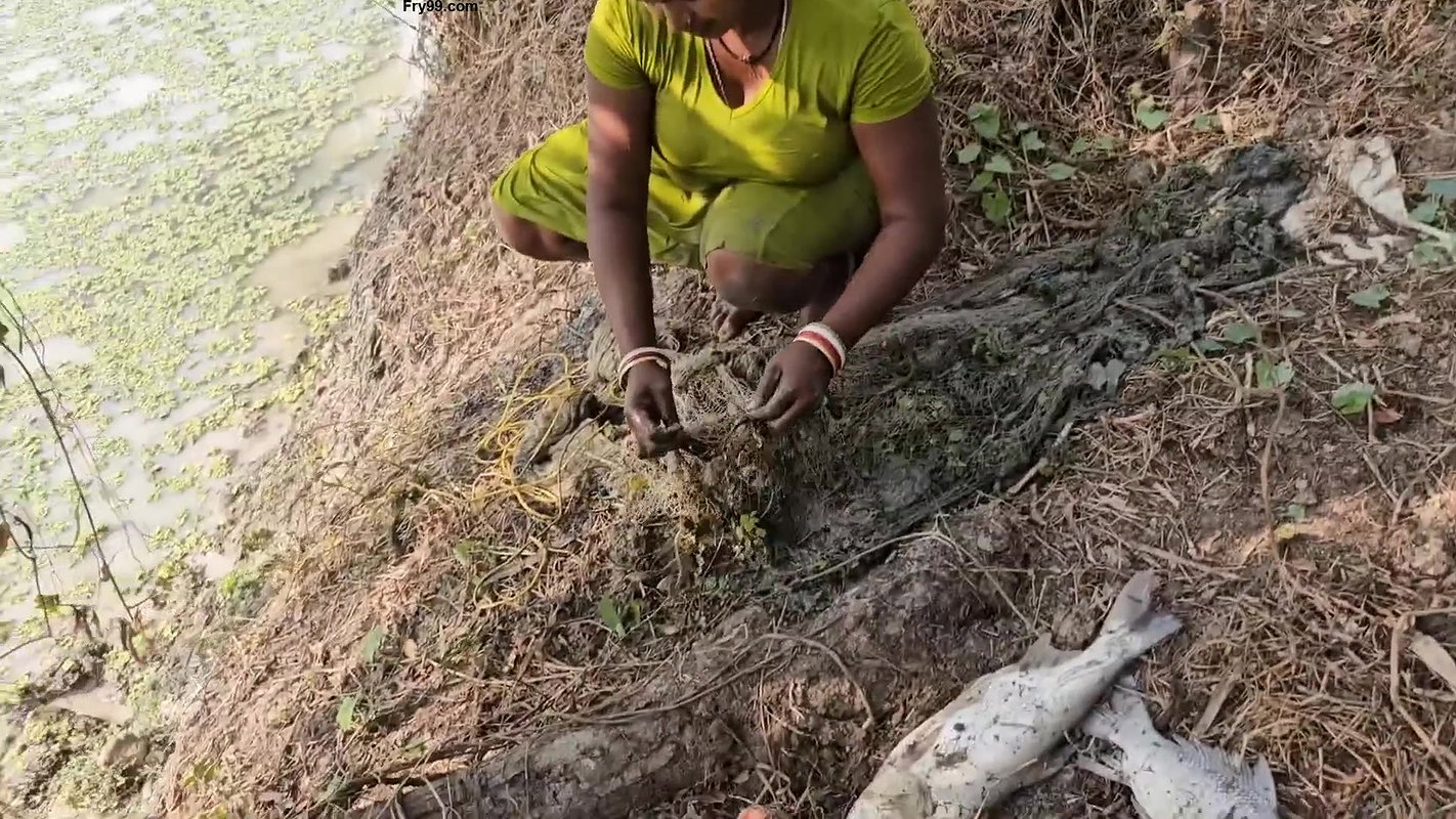 New Amazing Village Women Net Fishing video    Mou