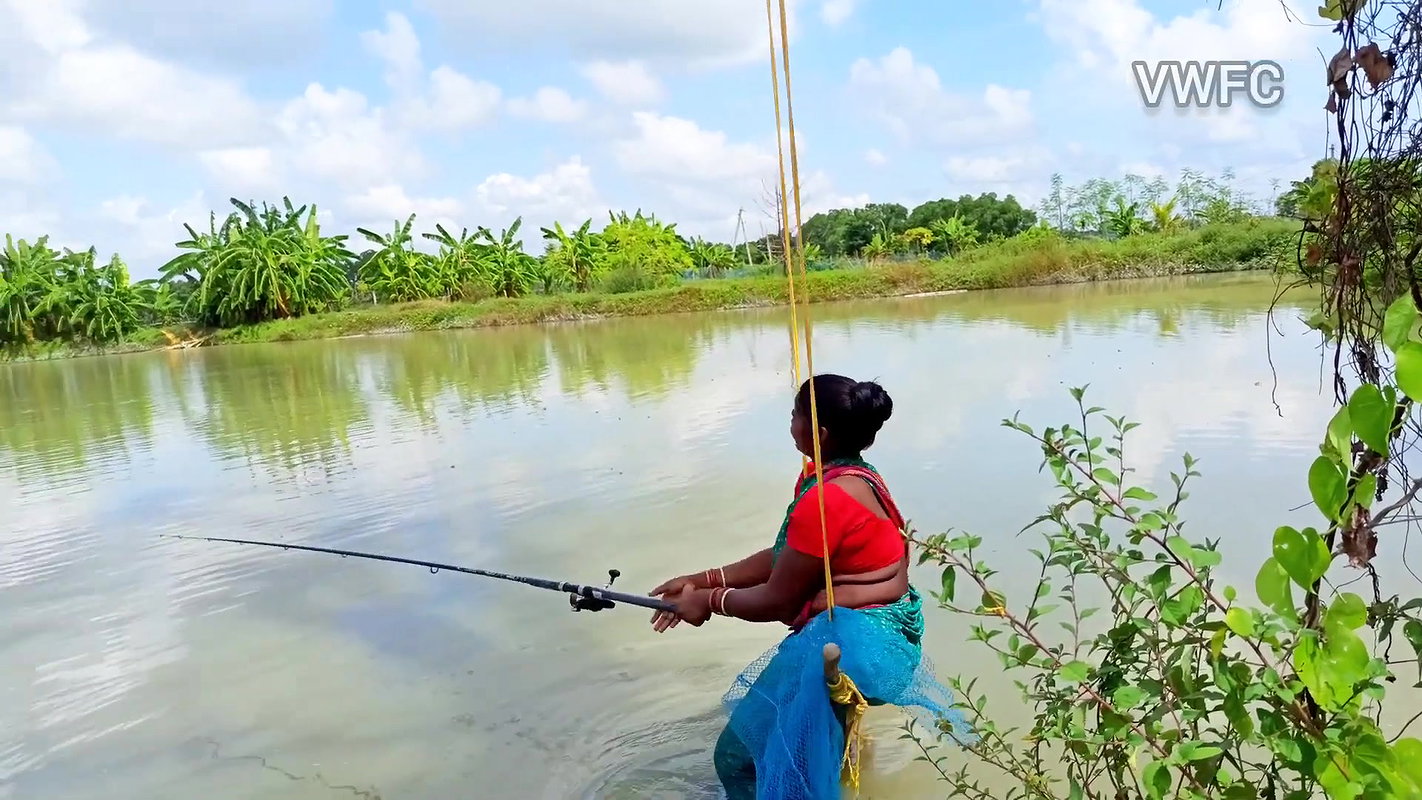 x The Best Ever Swing Hook Fishing by Village Women