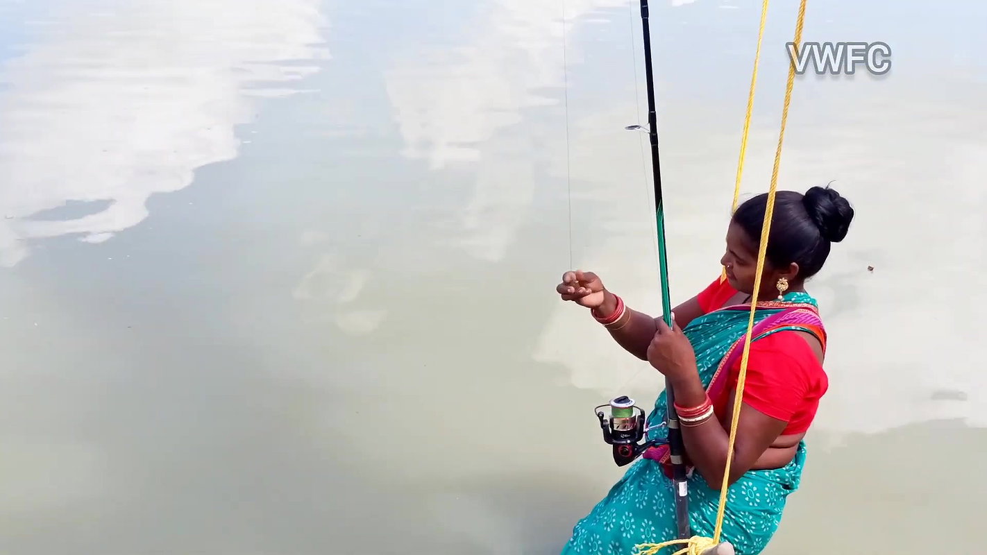 x The Best Ever Swing Hook Fishing by Village Women
