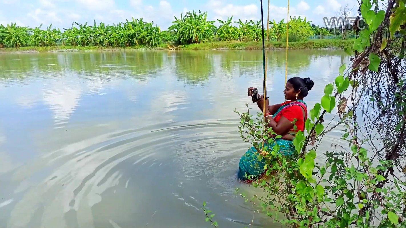 x The Best Ever Swing Hook Fishing by Village Women