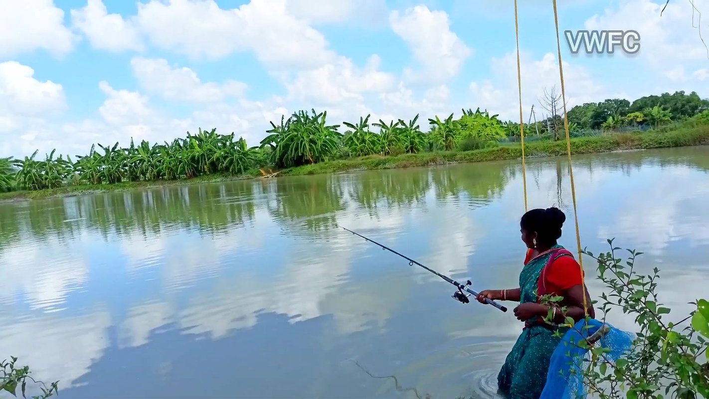 x The Best Ever Swing Hook Fishing by Village Women