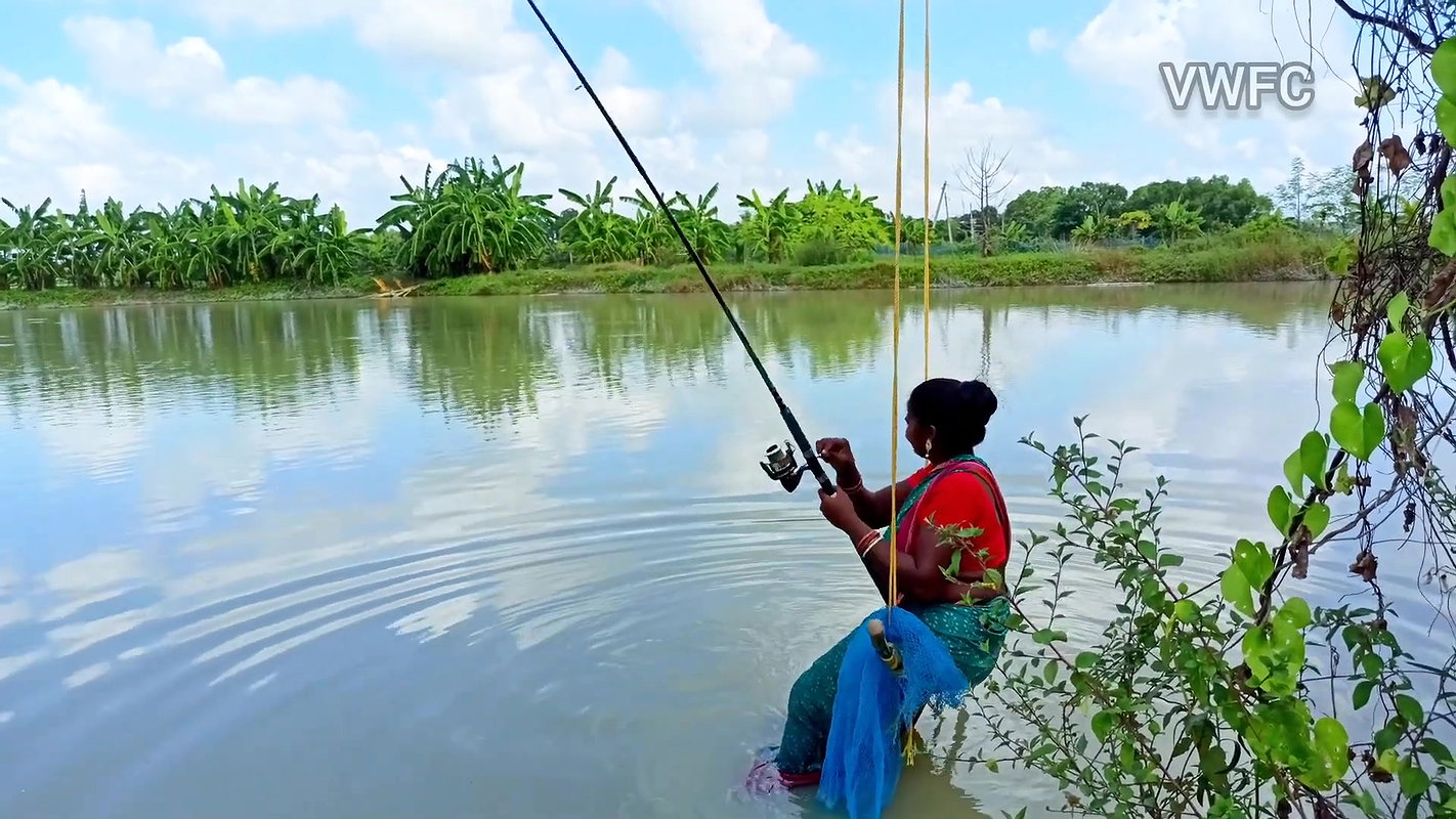 x The Best Ever Swing Hook Fishing by Village Women