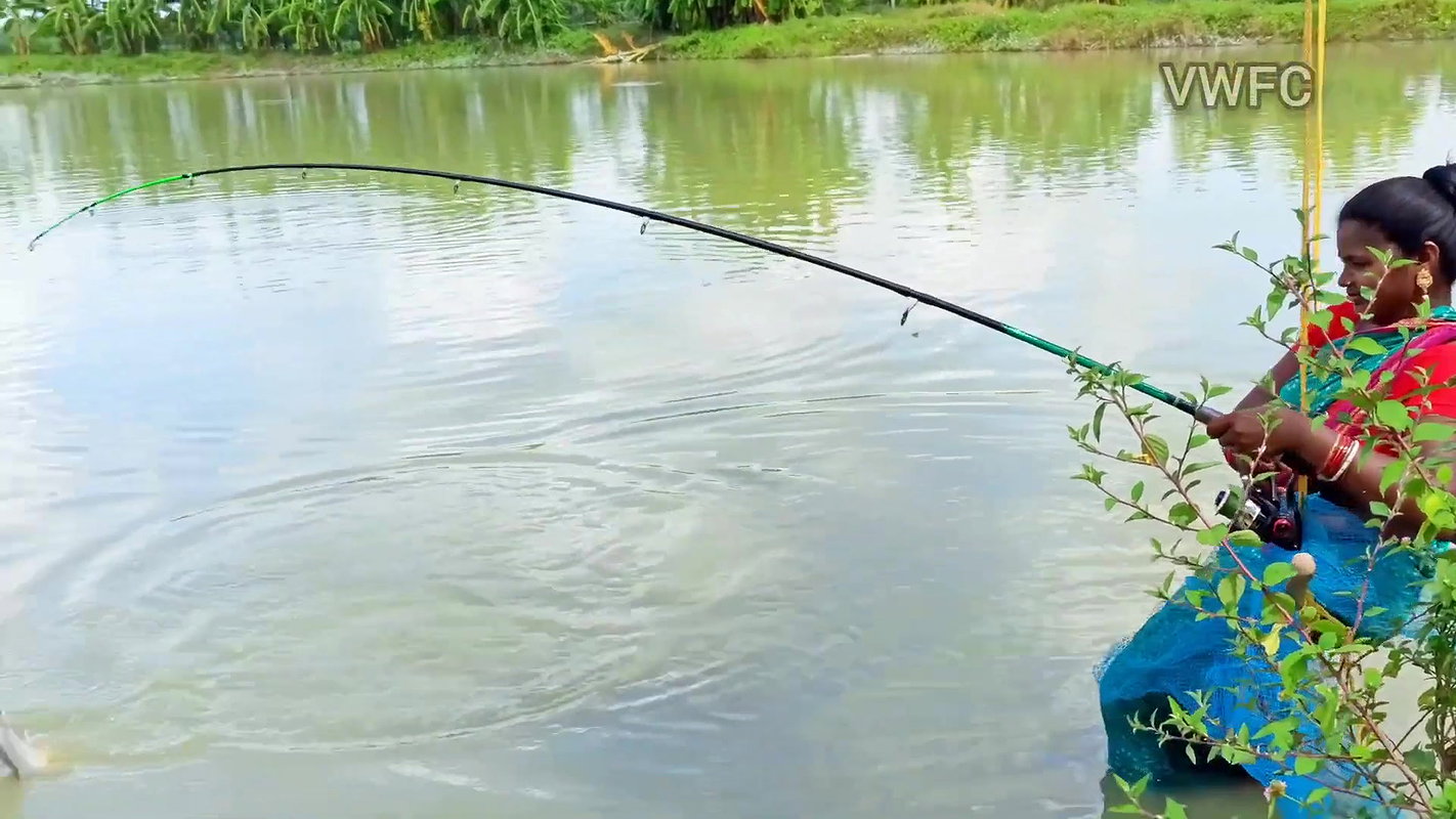 x The Best Ever Swing Hook Fishing by Village Women