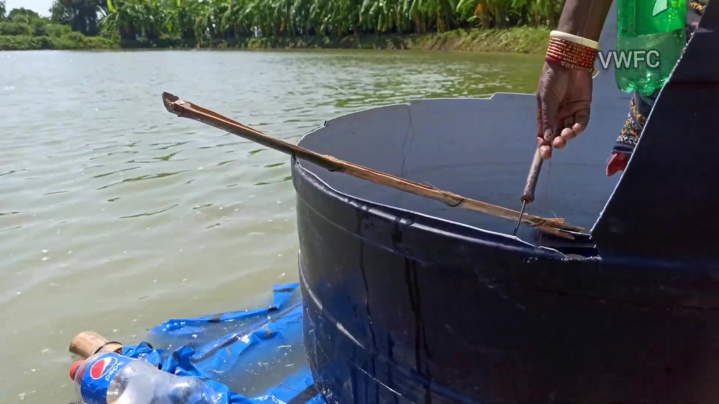 Unique Indian Rural Women Fishing   Best fishing T