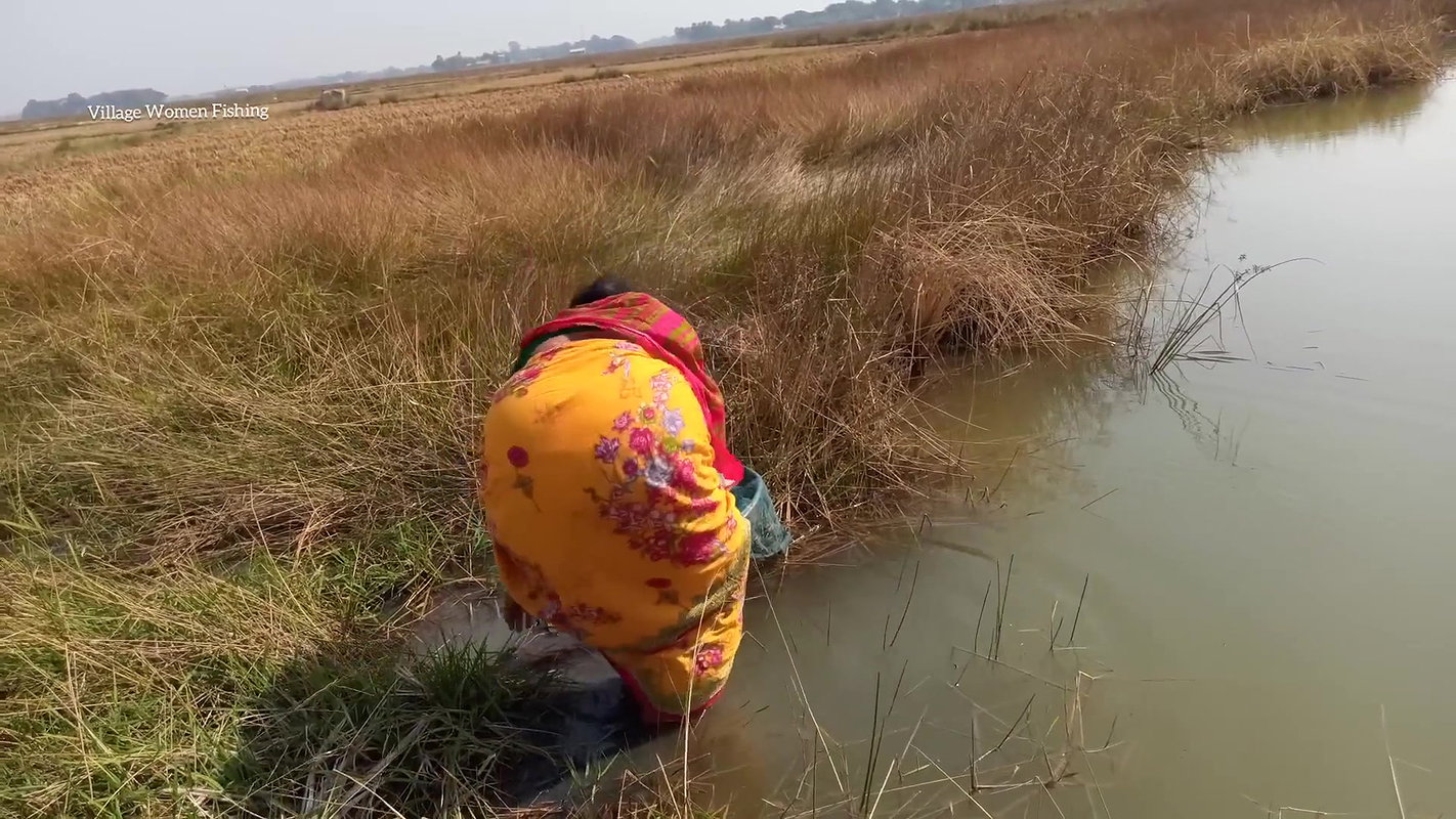 xVillage Women Catching and Cooking Fish village st