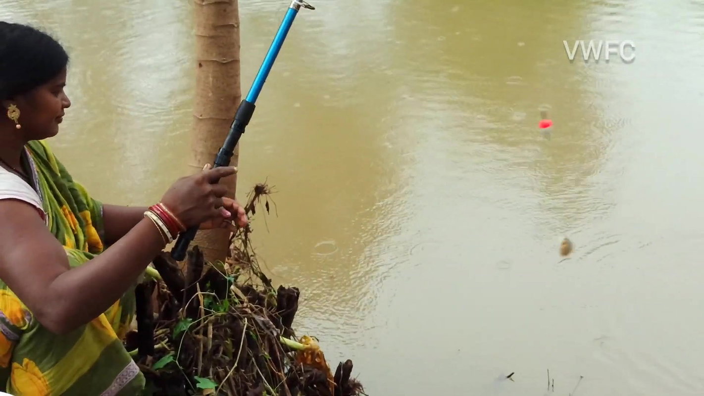 Village Women New Net fishing video 1