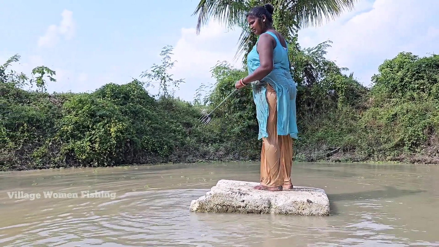 Village Women New Net fishing video 5