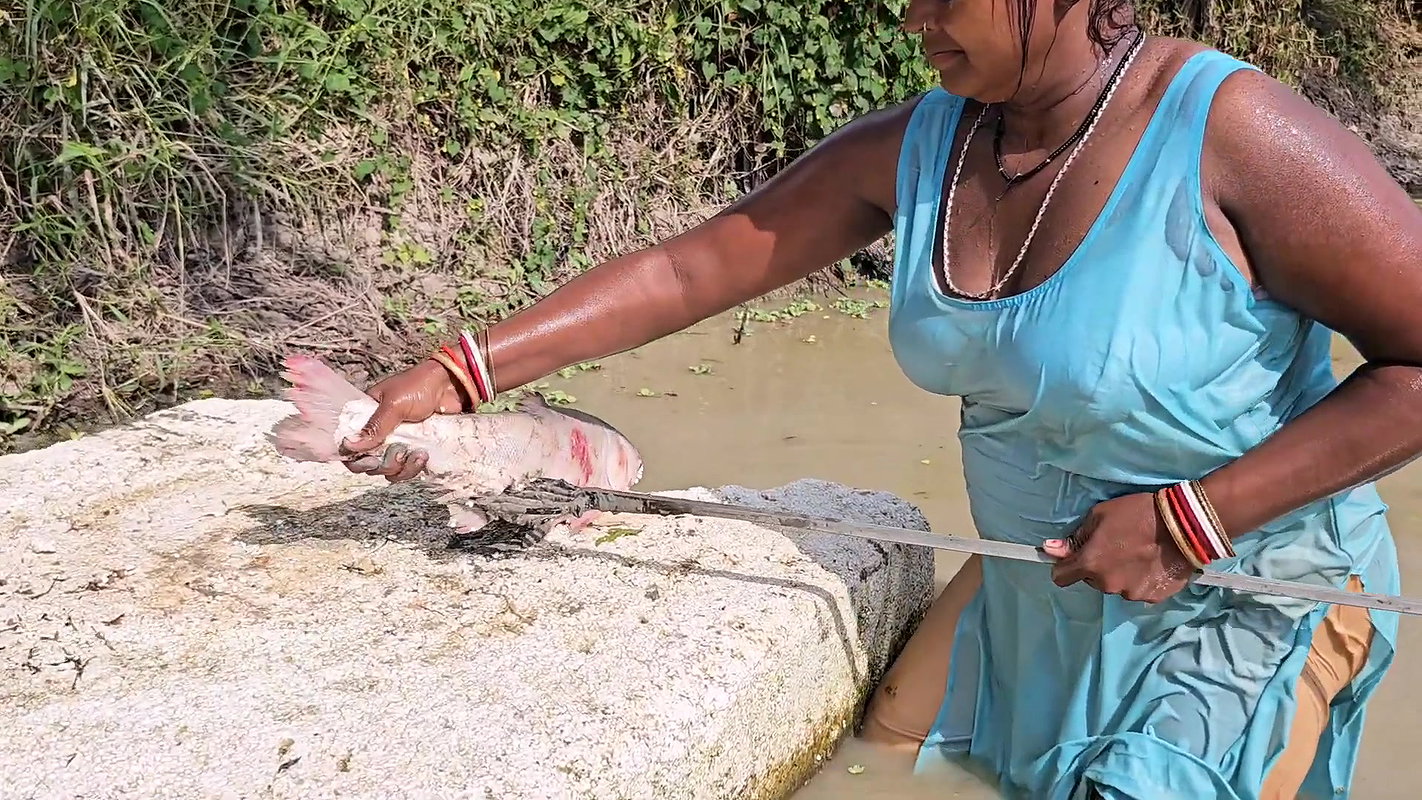 Village Women New Net fishing video 5