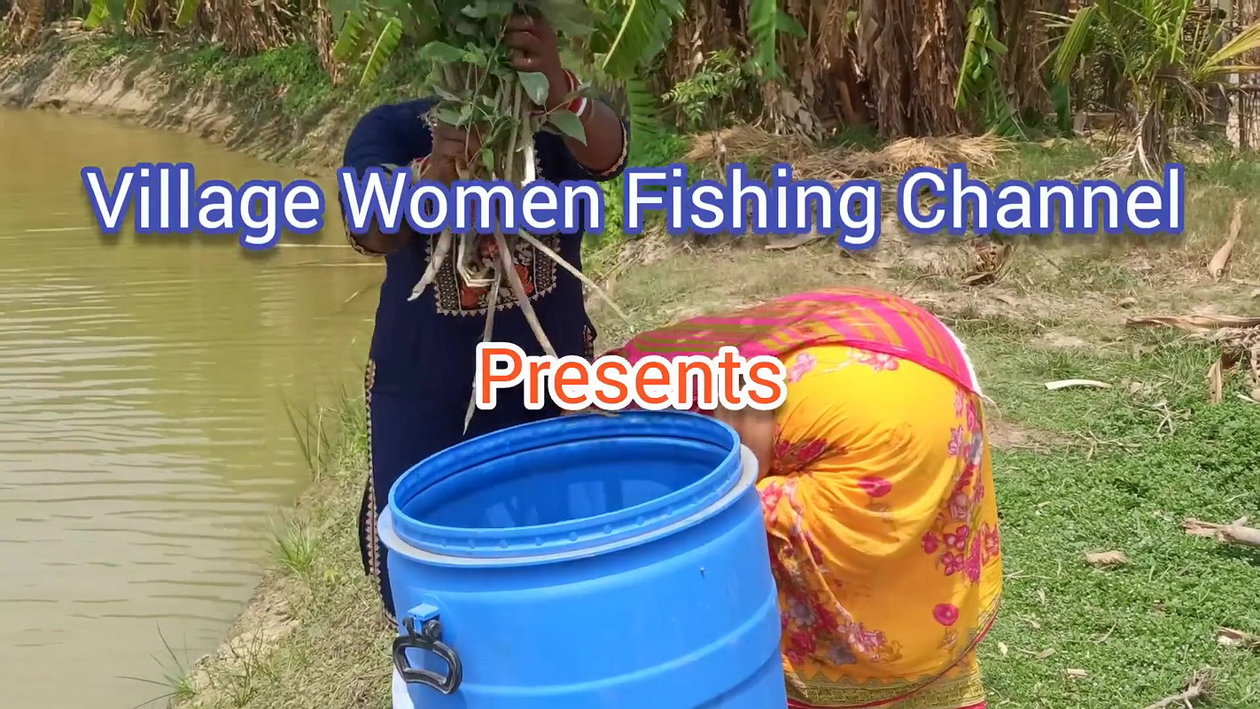 Village Women New Net fishing video 7