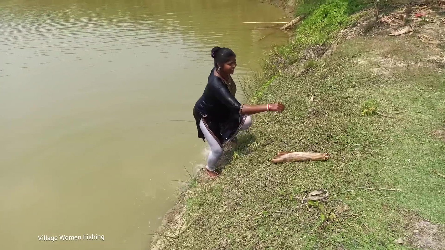 Village Women New Net fishing video 7
