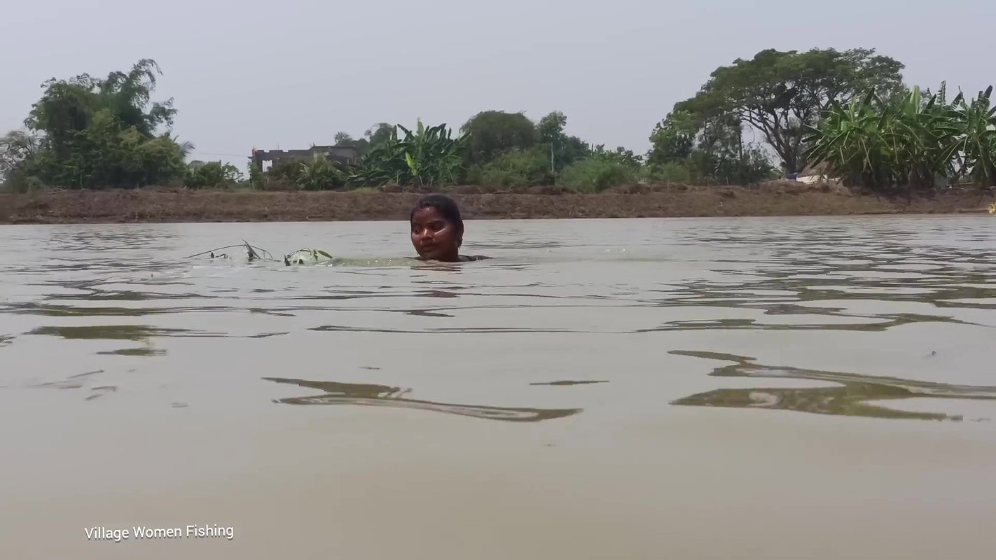 Village Women New Net fishing video 7