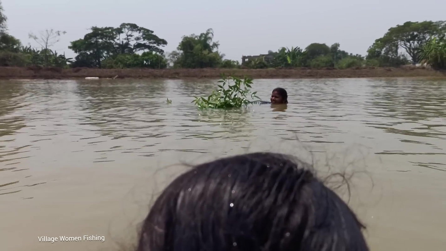Village Women New Net fishing video 7