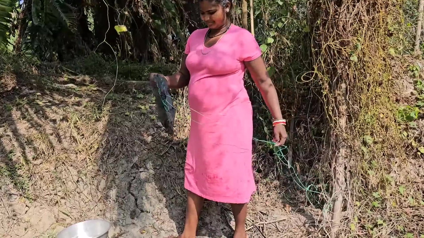 Village Women New Net fishing video 8