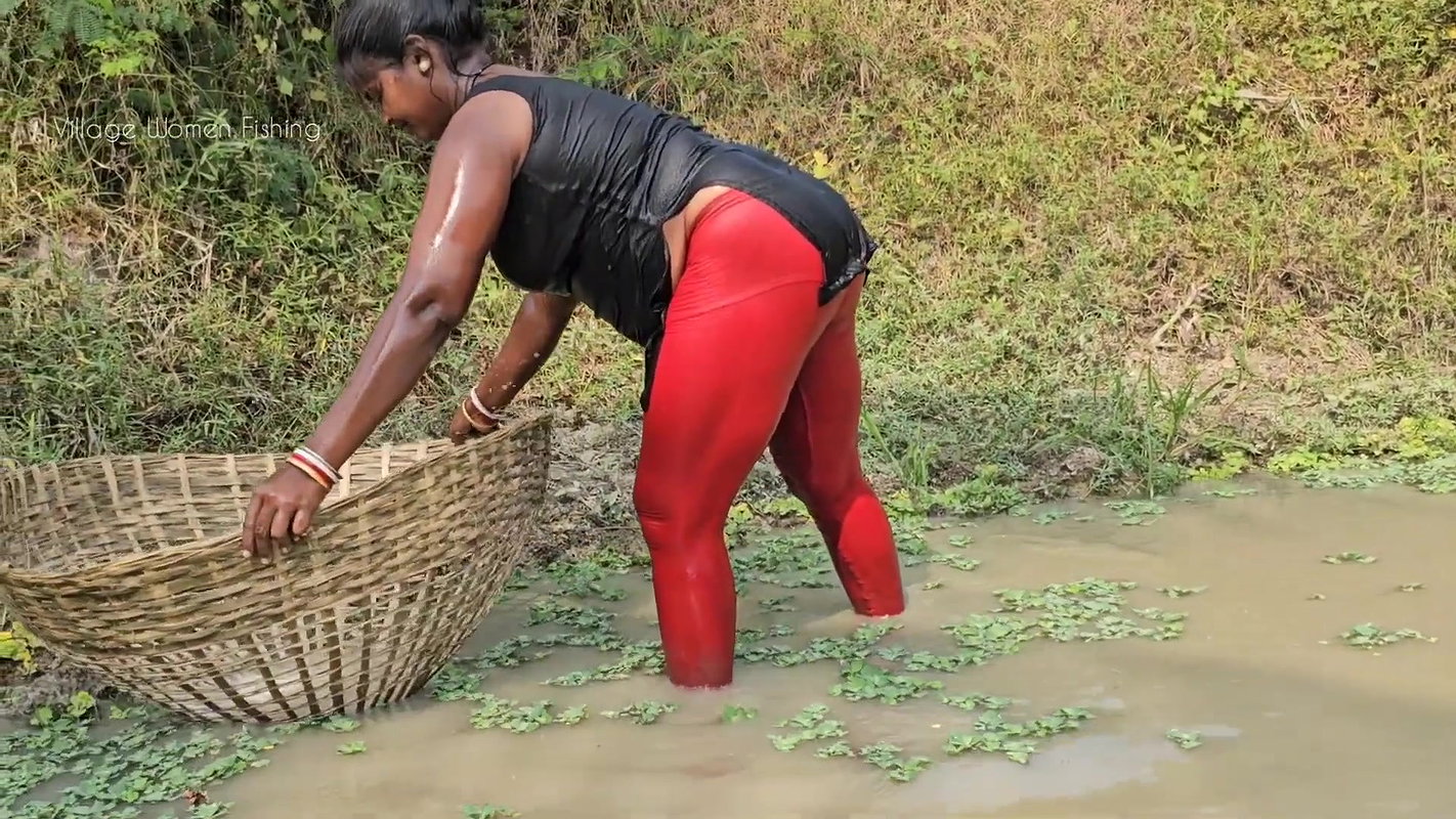 Village Women New Net fishing video 11